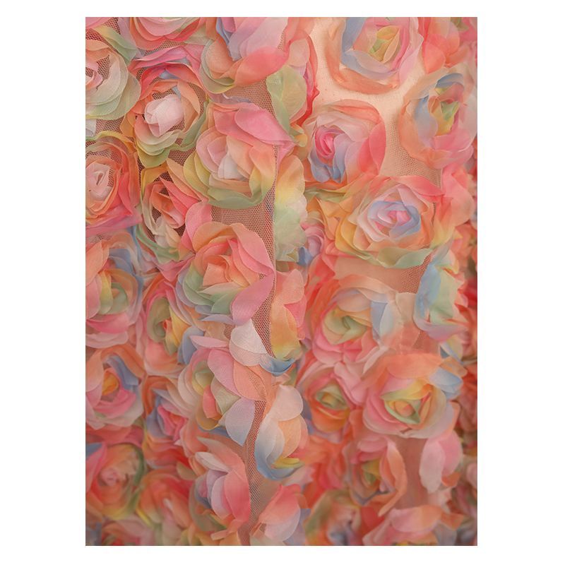 Hoa Hồng Gradient Ba Chiều Jacquard Fab