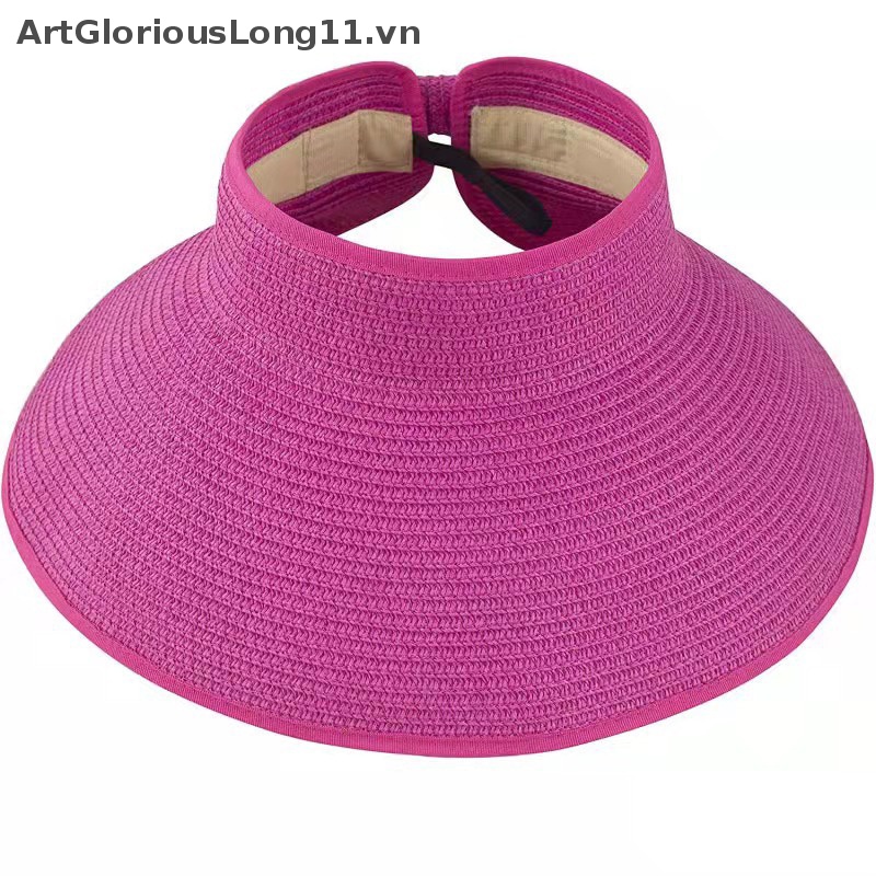 Mũ Rơm Rộng Vành Che Nắng Gấp Được Mẫu Mới 2023 Thời Trang Mùa Hè Cho Nữ