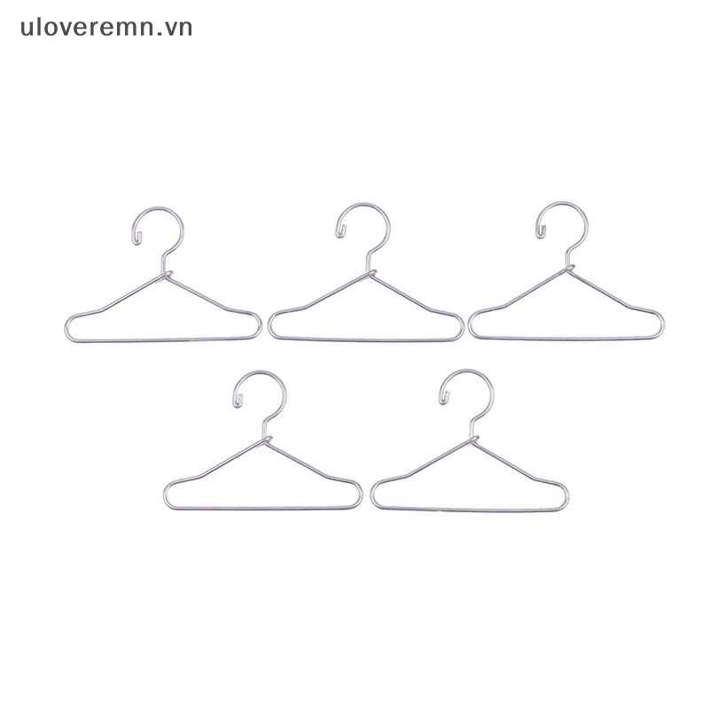 Set 5 Móc Treo Quần Áo Mini Cho Nhà Búp Bê