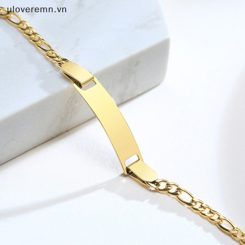 1 Vòng Đeo Tay Bằng Thép Không Gỉ Thời Trang Dễ Điều Chỉnh