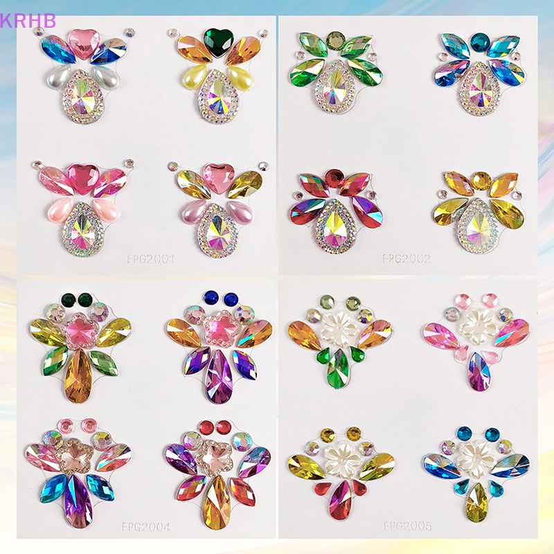 Hình Xăm Dán Trang Trí Cơ Thể Đính Đá Lấp Lánh Thời Trang Mới