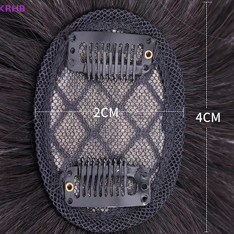 Tóc Mái Giả 3D Bằng Sợi Tổng Hợp Có Kẹp Tiện Dụng Mới