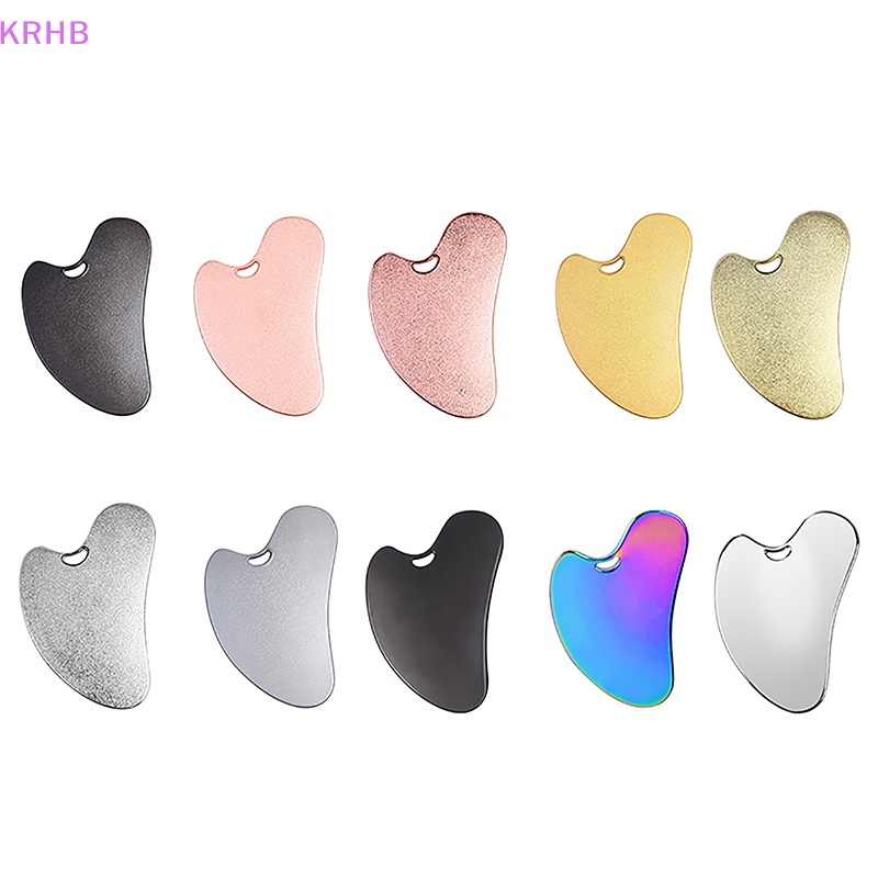 1 Dụng Cụ Mát Xa Gua Sha Bằng Kim Loại Cho SPA Mới