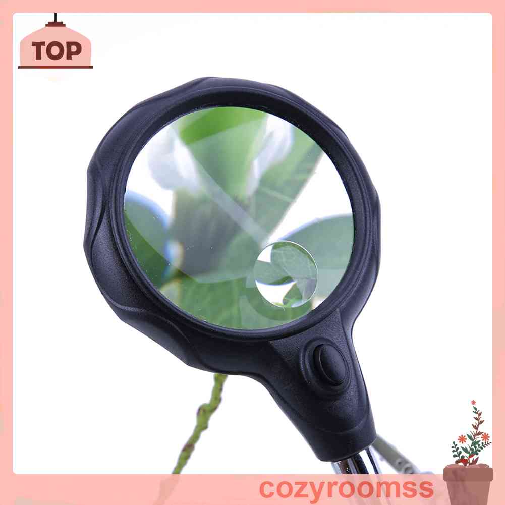 Kính Lúp Hàn Để Bàn Có Đèn LED Và Giá Đỡ Tiện Dụng