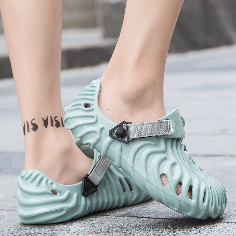 GUDETU  Dép Sandal Bít Mũi eva Đi Biển Mùa Hè Mới Cho Nam