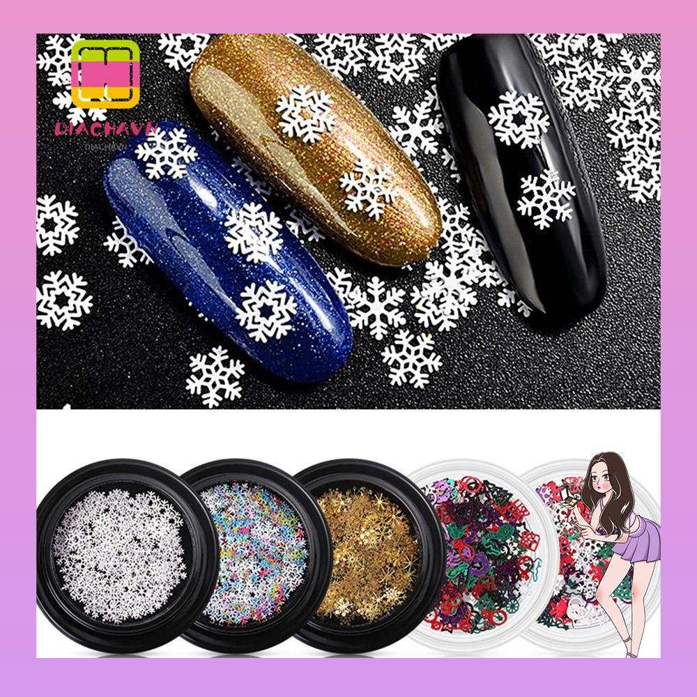 Phụ Kiện Trang Trí Móng Tay Chủ Đề Giáng Sinh Sáng Tạo