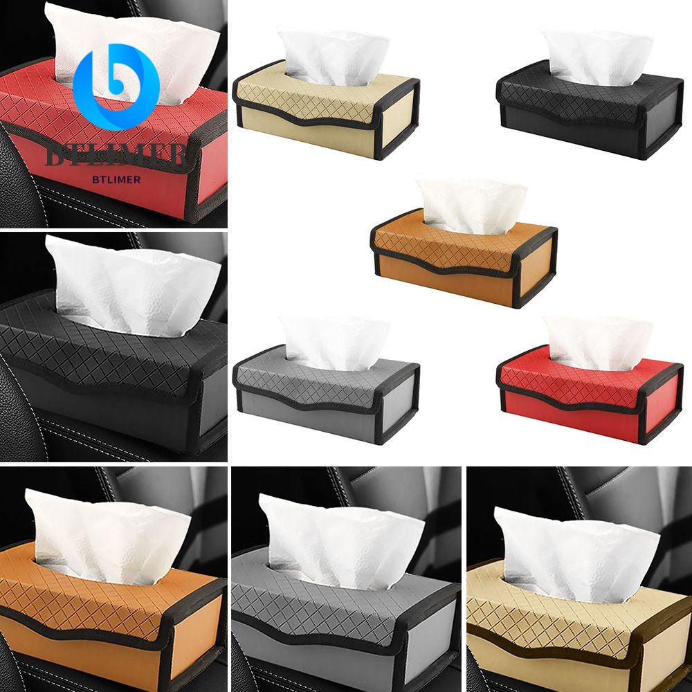 Hộp Đựng Khăn Giấy Gấp Gọn Để Hộp Tỳ Tay Trang Trí Nội Thất Xe Hơi