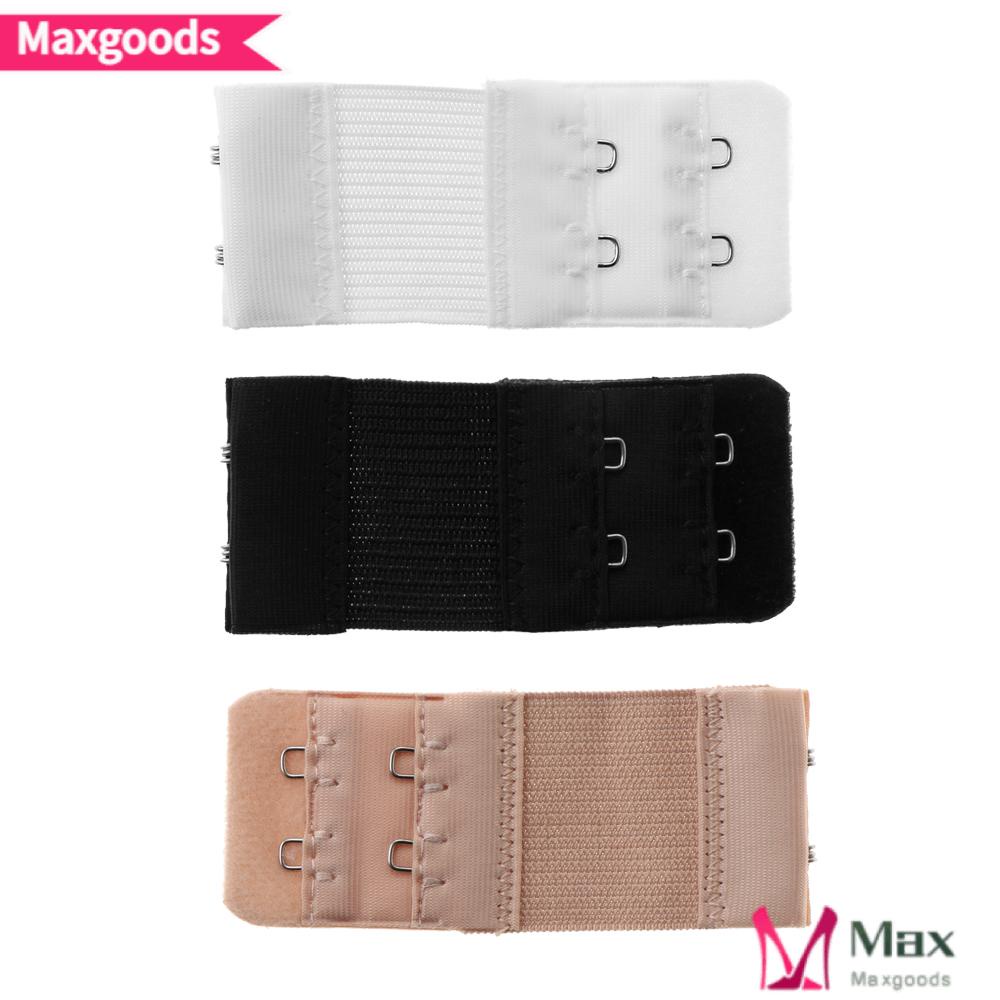 Maxg Bộ 5 Dây Áo Ngực Mở Rộng Hai Hàng Nút Giá Rẻ Không Dây Có Khóa Cài Dành Cho Bạn Nữ