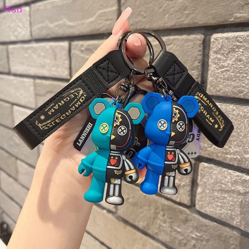 {Ffsd} Móc Khóa Da Hình Gấu Cơ Khí Cho Nam Và Nữ