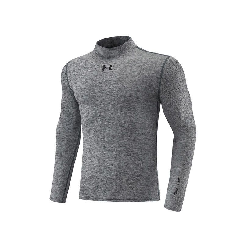 Áo Thun Thể Thao Tay Dài Cổ Cao Ôm Dáng Phong Cách Thu Đông Mới Cho Nam