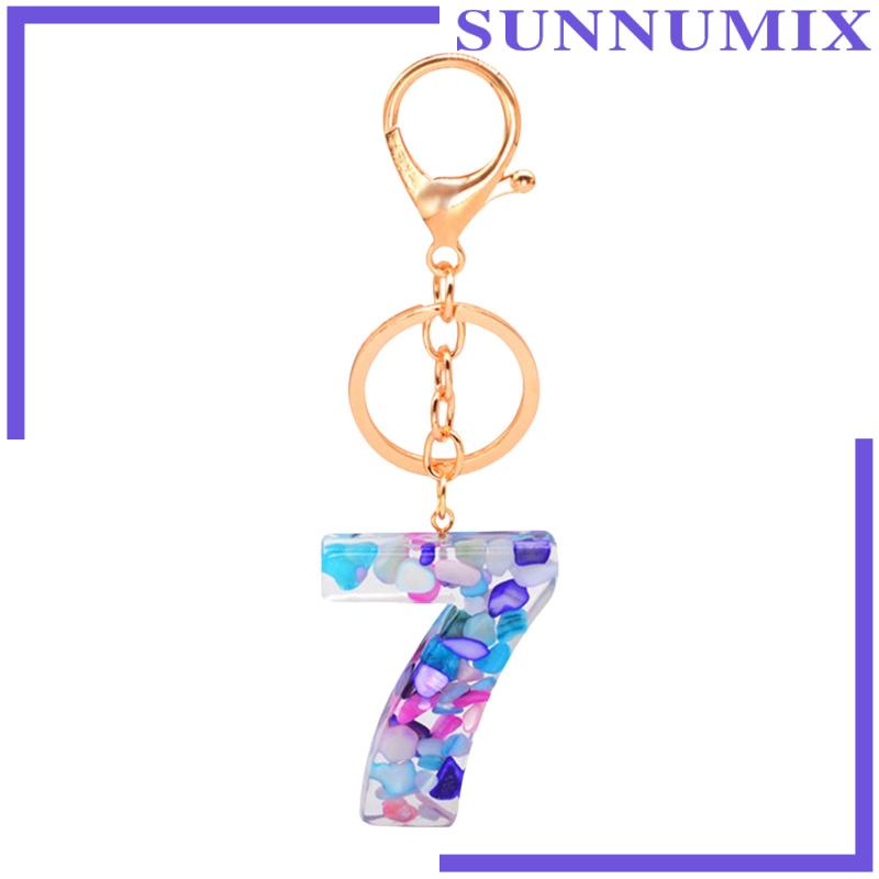 Móc Khóa Dây Treo Hình Số Thời Trang Cho Nam Và Nữ