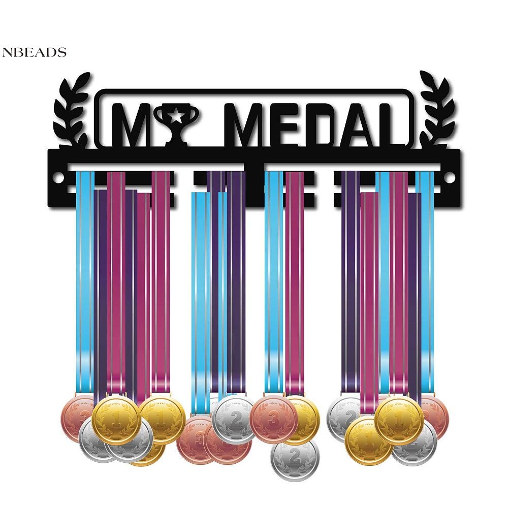 1 Bộ Giá Đỡ Huy Chương Bằng Acrylic Treo Tường Trưng Bày Huy Hiệu 2 Dòng Athletes Medalist Running Football Gymnastics Over 20 Medals