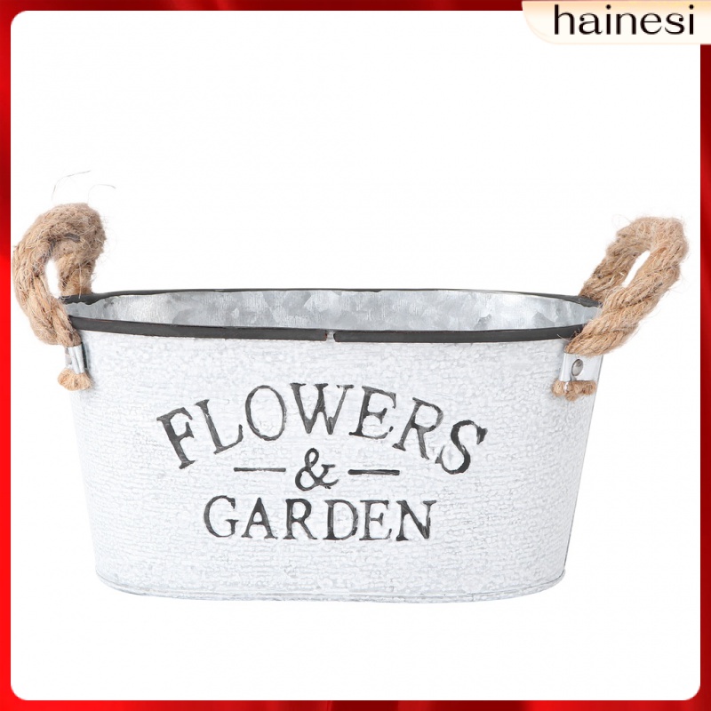 Chậu Hoa Bằng Thiếc Phong Cách Pháp Độc Đáo Trang Trí Nhà Cửa