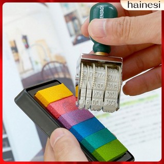 💖💕Con Dấu Gỗ In Chữ Date Postmark Trang Trí Sổ Tay