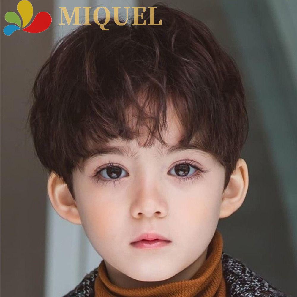 Bộ Tóc Giả Vô Hình Bằng Sợi Tổng Hợp Phong Cách Hàn Quốc Dùng Chụp Ảnh Cho Bé Trai