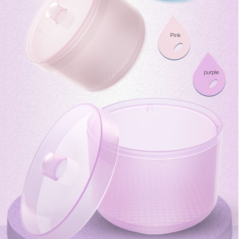 Boom Hộp Đựng Đầu Khoan Làm Sạch Bụi Đánh Bóng Móng Tay mini Di Động