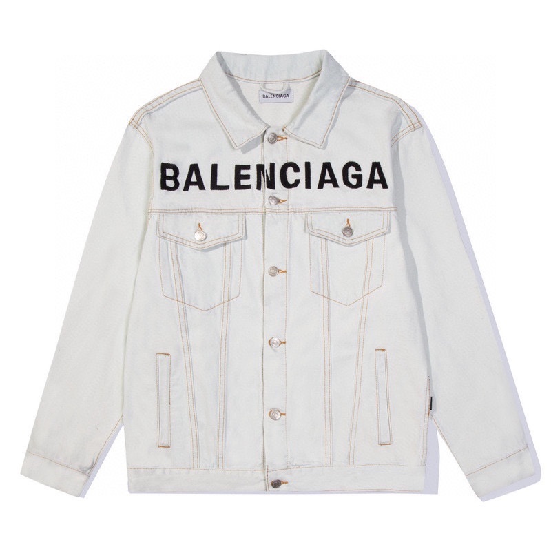 Áo Khoác denim In Chữ Ba-N88Cia 88-Trend Thời Trang Đường Phố Cá Tính