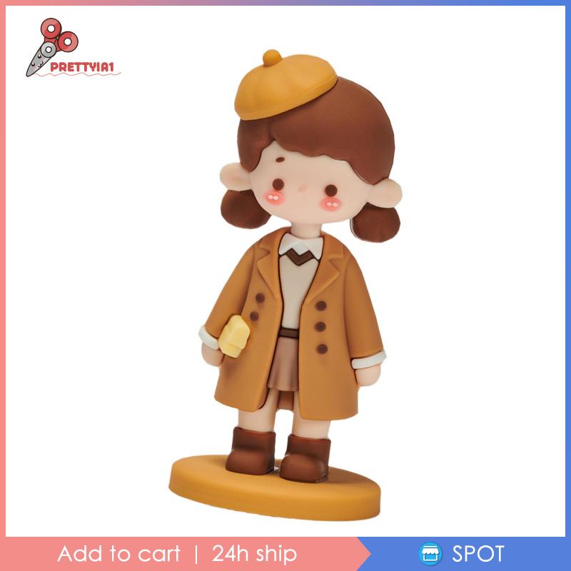 [Prettyia1] Mô Hình Tượng Người Trang Trí Bánh Kem Để Bàn / Để Sách / Ảnh