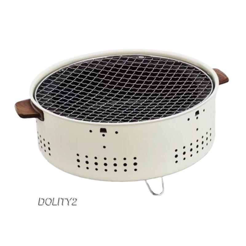 [Dolity2] Vỉ Nướng Bbq Để Bàn Nhỏ Gọn Thiết Thực Cho Hoạt Động Ngoài Trời