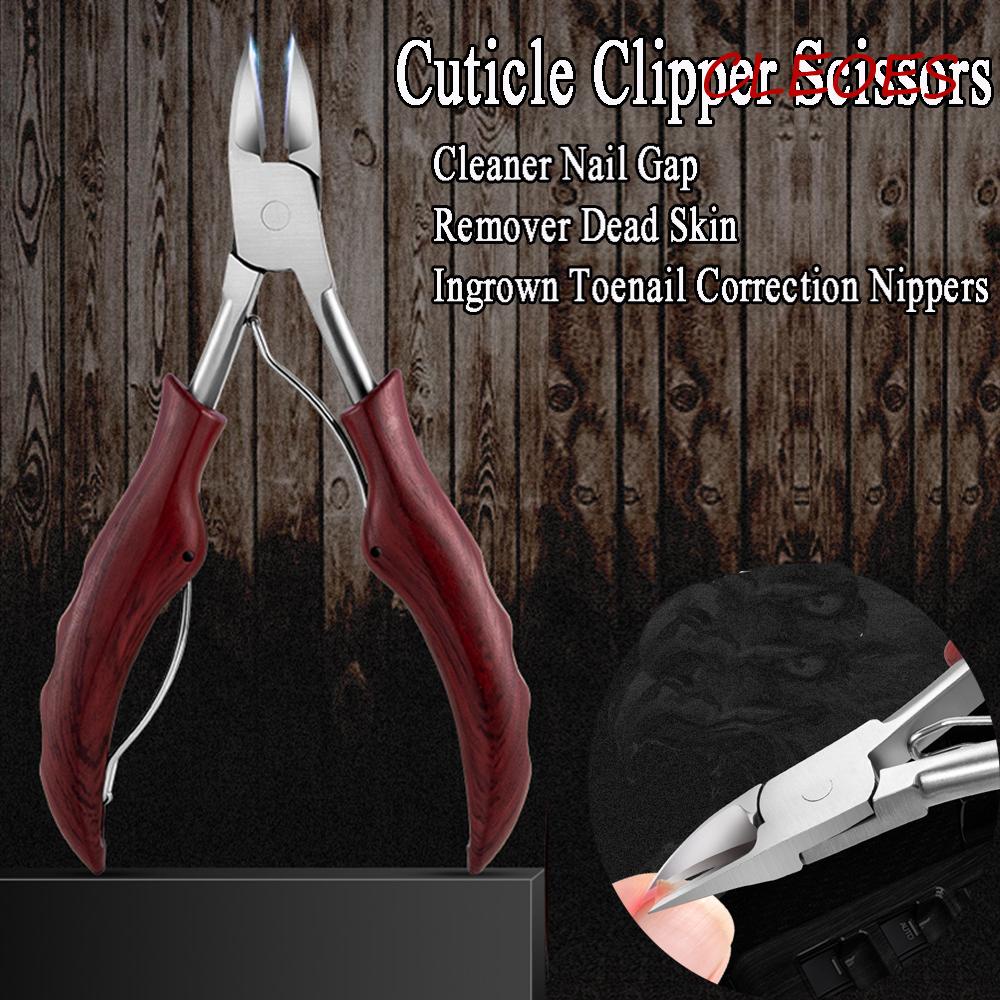 Kềm Cắt Móng Tay Tẩy Da Chết Kết Cấu Gỗ Chất Lượng Cao