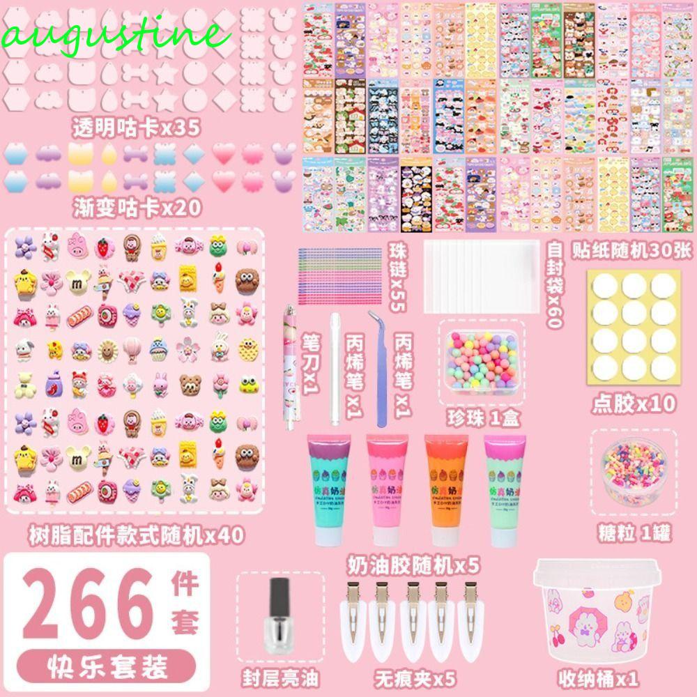 Augustine Bộ Thẻ Dán Hộp Quà Tặng Thủ Công Hình Guka Kem Guka Cỡ Lớn Diy