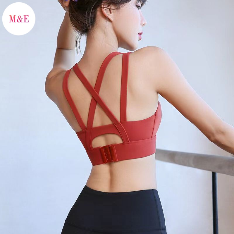 M &amp; E Áo Ngực Thể Thao Tập Yoga / Nhảy Múa Thể Dục Chống Sốc Tích Hợp Lưng Đẹp Phong Cách Mới 2023 Dành Cho Bạn Nữ