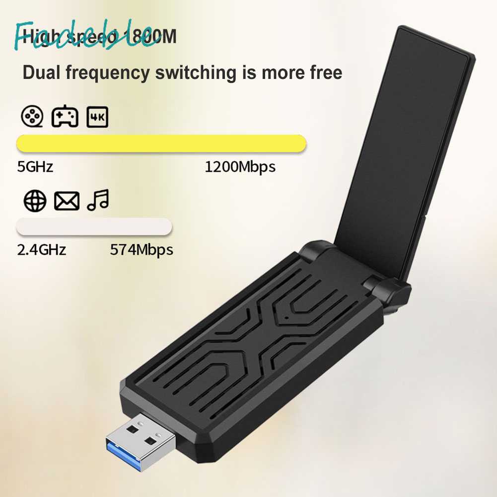 Thẻ Mạng Băng Tần Kép 2.4G / 5.8G Hỗ Trợ Windows 10 / 11 USB