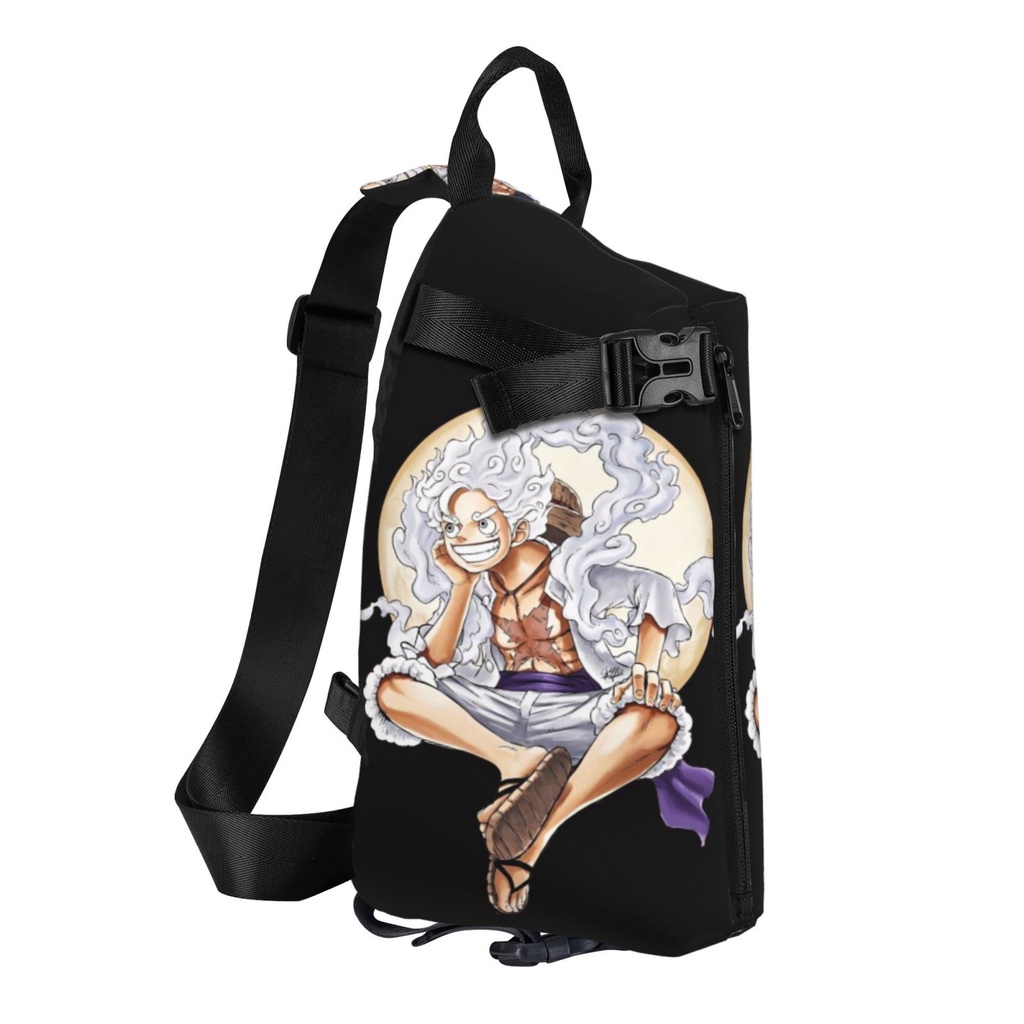 Balo Đeo Chéo Vai In Hình Luffy One Piece Thời Trang Cho Nam Nữ