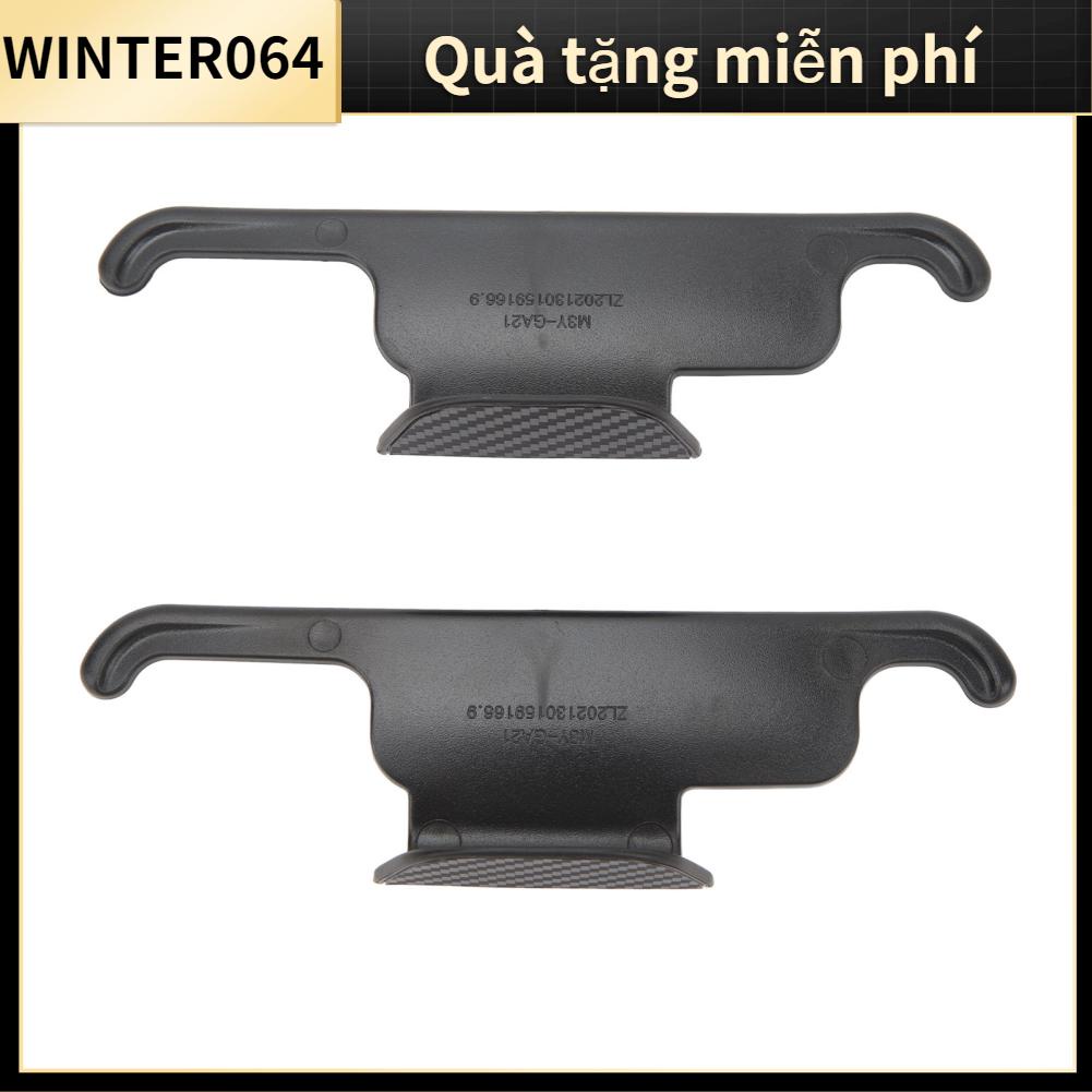 Winter064 2 Chiếc Ghế Tựa Đầu Móc Sợi Carbon ABS Xe Lưu Trữ Gối Treo Thay Thế Cho Mẫu Tesla Model 3 Y