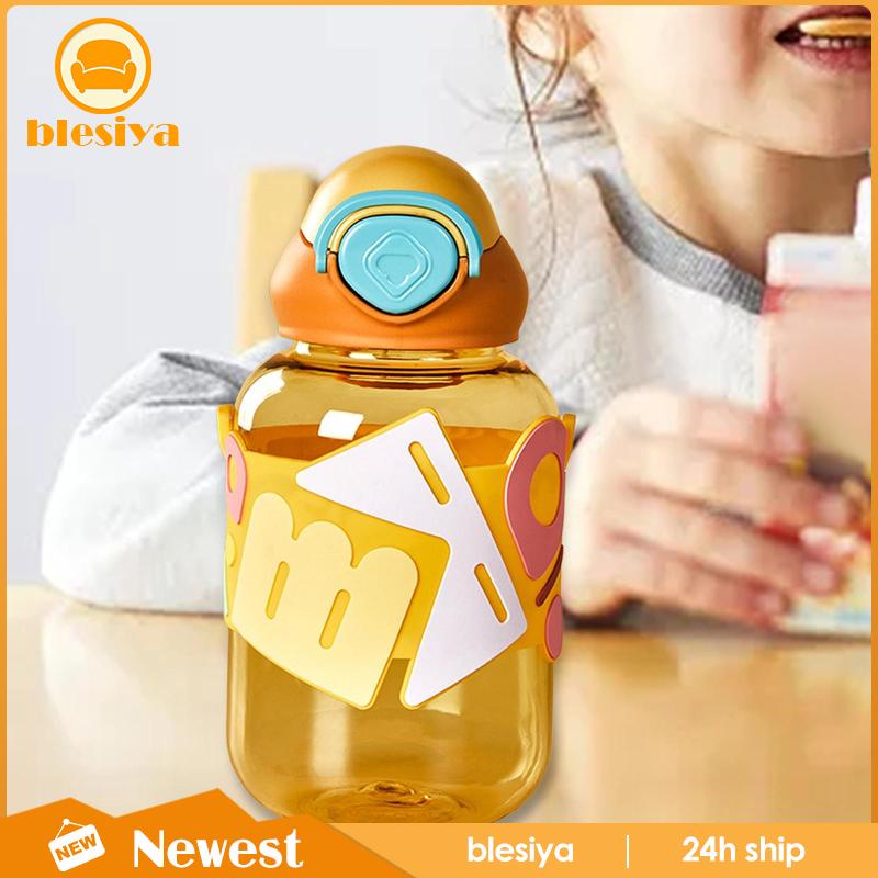 Bình Nước Chống Tràn In Họa Tiết Hoạt Hình Dễ Thương Cho Bé