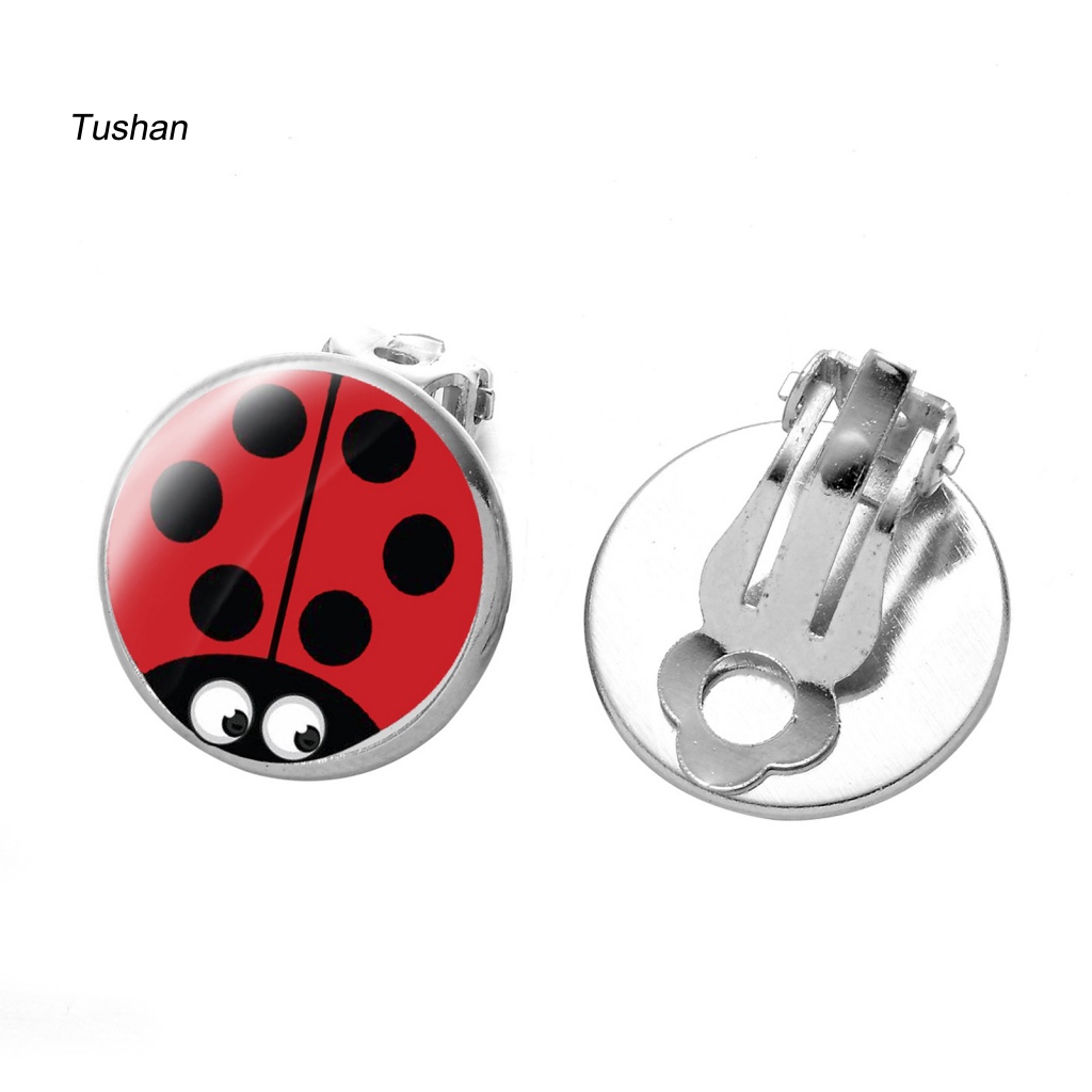 1 Đôi Bông Tai Kẹp Hình Hoạt Hình Đáng Yêu Dành Cho Nữ