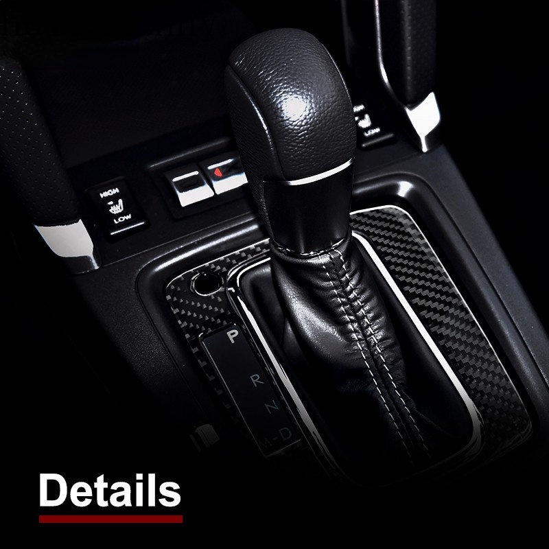 Miếng Dán Sợi Carbon Trang Trí Bảng Điều Khiển Cần Gạt Số Cho Subaru WRX Levorg Forester xv