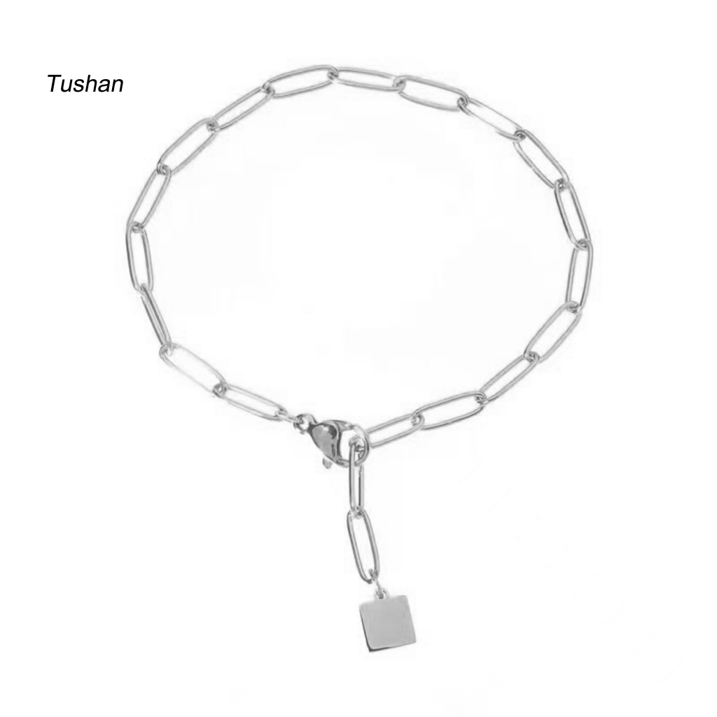 [Ts] Vòng Đeo Tay Dây Xích Dày Không Phai Màu Bắt Mắt Phù Hợp Làm Quà Trang Sức Mạ Vàng Có Thể Điều Chỉnh Trang Trí Cho Nữ Cuộc Sống