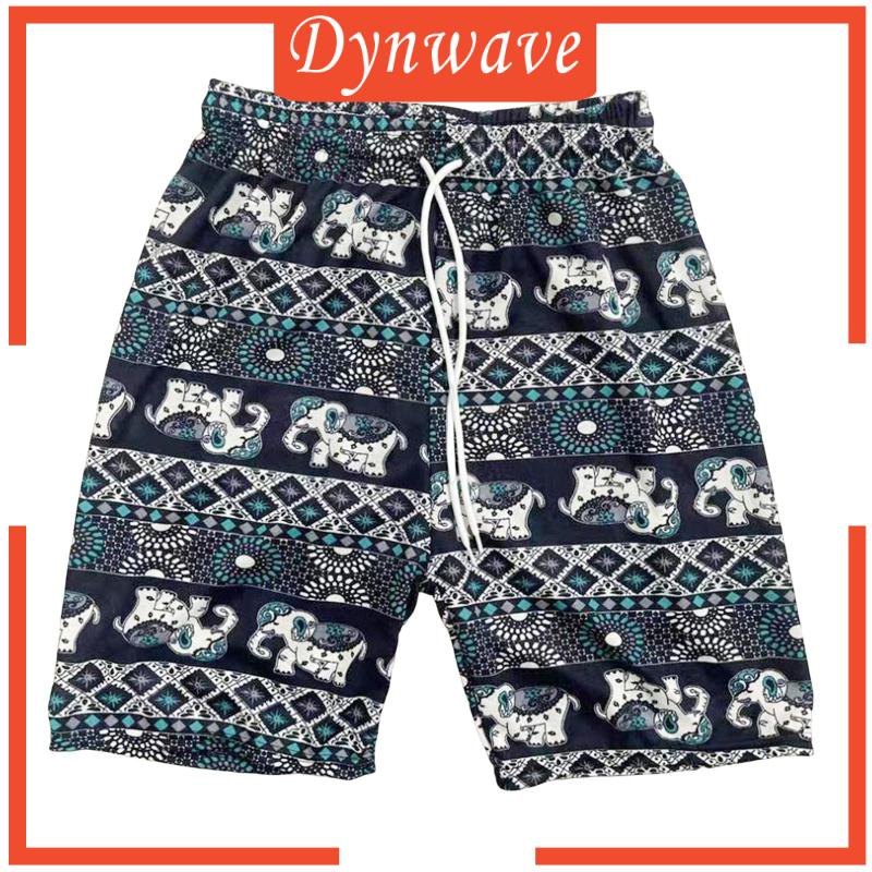 Quần Short Đi Biển Mùa Hè In Hình Voi Thái Lan Boho Thái Lan Cho Nam Và Nữ