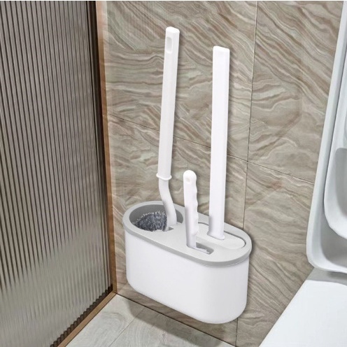Vệ sinh toilet dễ dàng hơn với Dụng Cụ Chà Rửa Toilet 3in1 -  Đồng hành cùng sức khỏe gia đình bạn