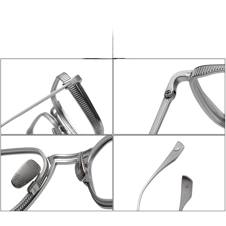 【-0°~-500°Mắt Kính Chống Ánh Sáng Xanh / Bức Xạ Phong Cách retro Mới Cho Nam