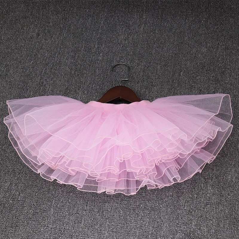 Chân Váy Xòe Múa Ba Lê Phối Lưới Xinh Xắn Cho Bé Gái
