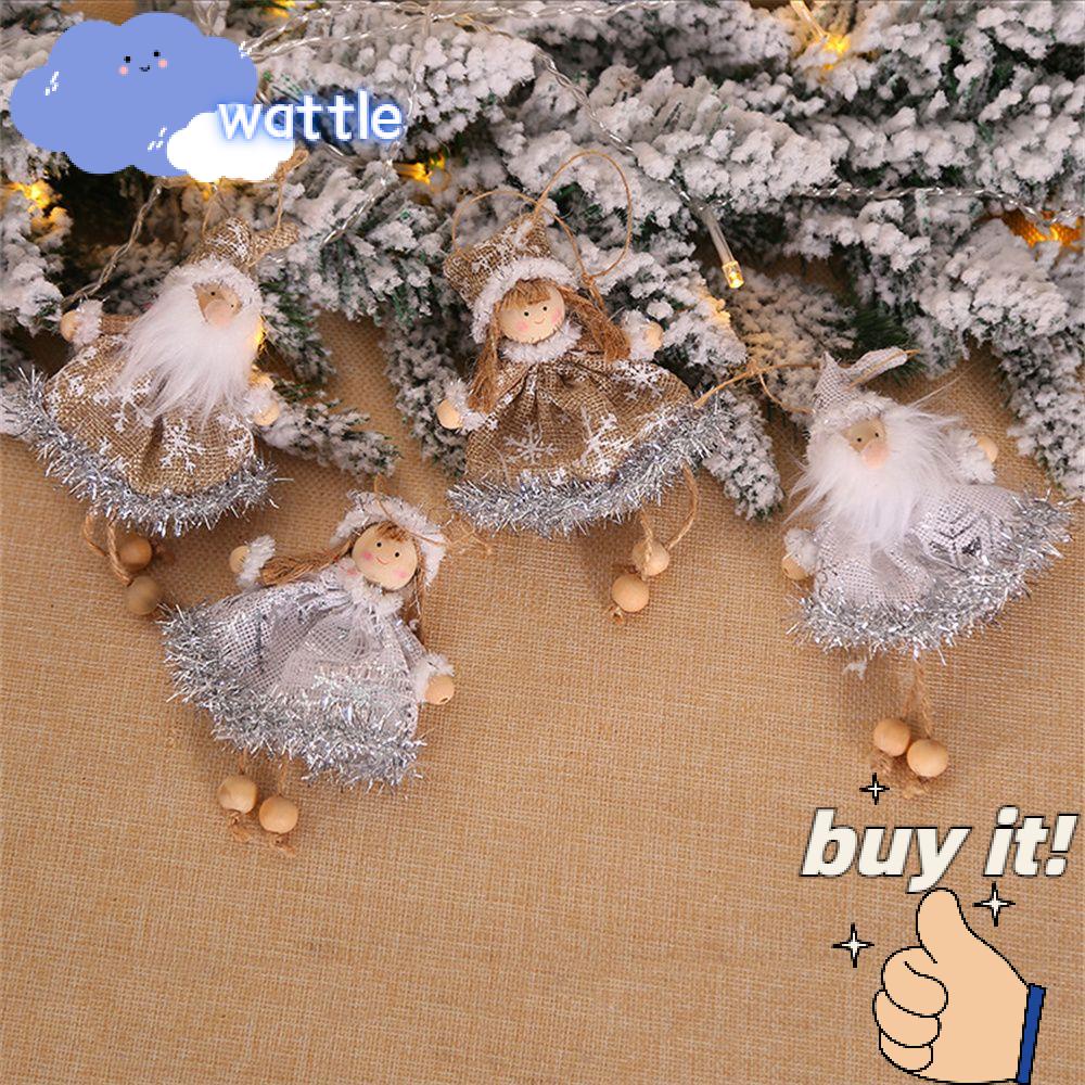 Phụ Kiện Trang Trí Giáng Sinh Hình Bông Tuyết Dễ Thương Xinh Xắn
