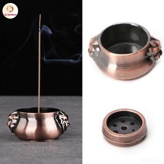 Lư hương mini bằng hợp kim đồng hình sư tử