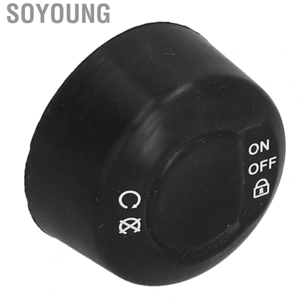 Soyoung Ignition Switch Protective Cap  Wearproof Engine Start Button Cover Scratchproof for Motorcycle