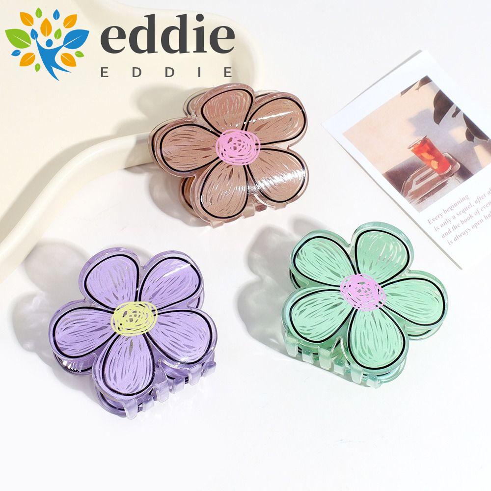 Kẹp Tóc Hình Hoa / Cá Mập Màu Kẹo Ngọt Bản Lớn Thời Trang Hàn Quốc 26Ede