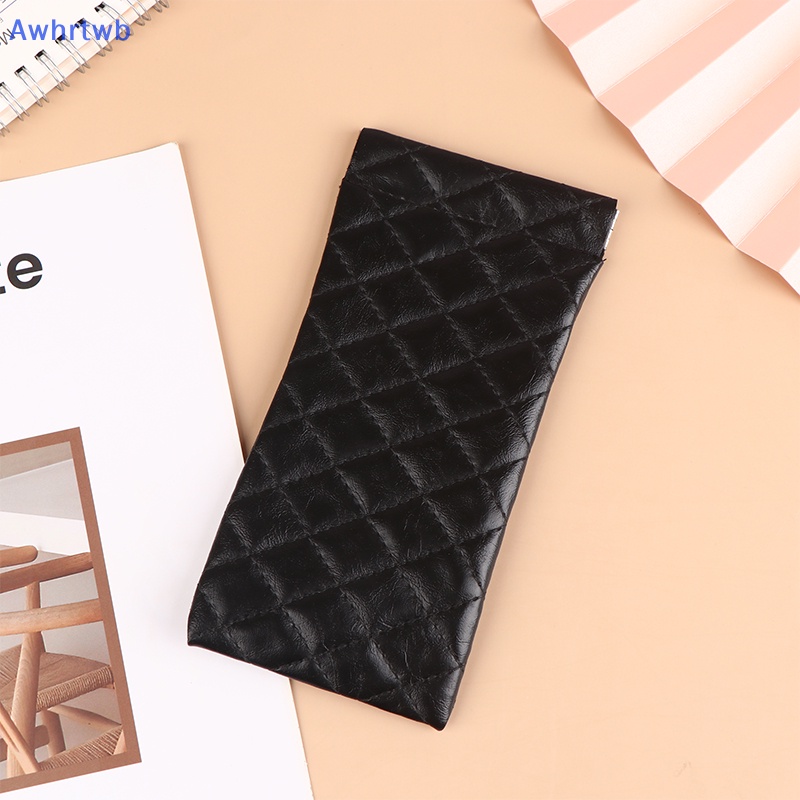 Túi Da PVC Mềm Đựng Mắt Kính Chống Thấm Nước Có Kẹp Lò Xo Tiện Dụng Mới