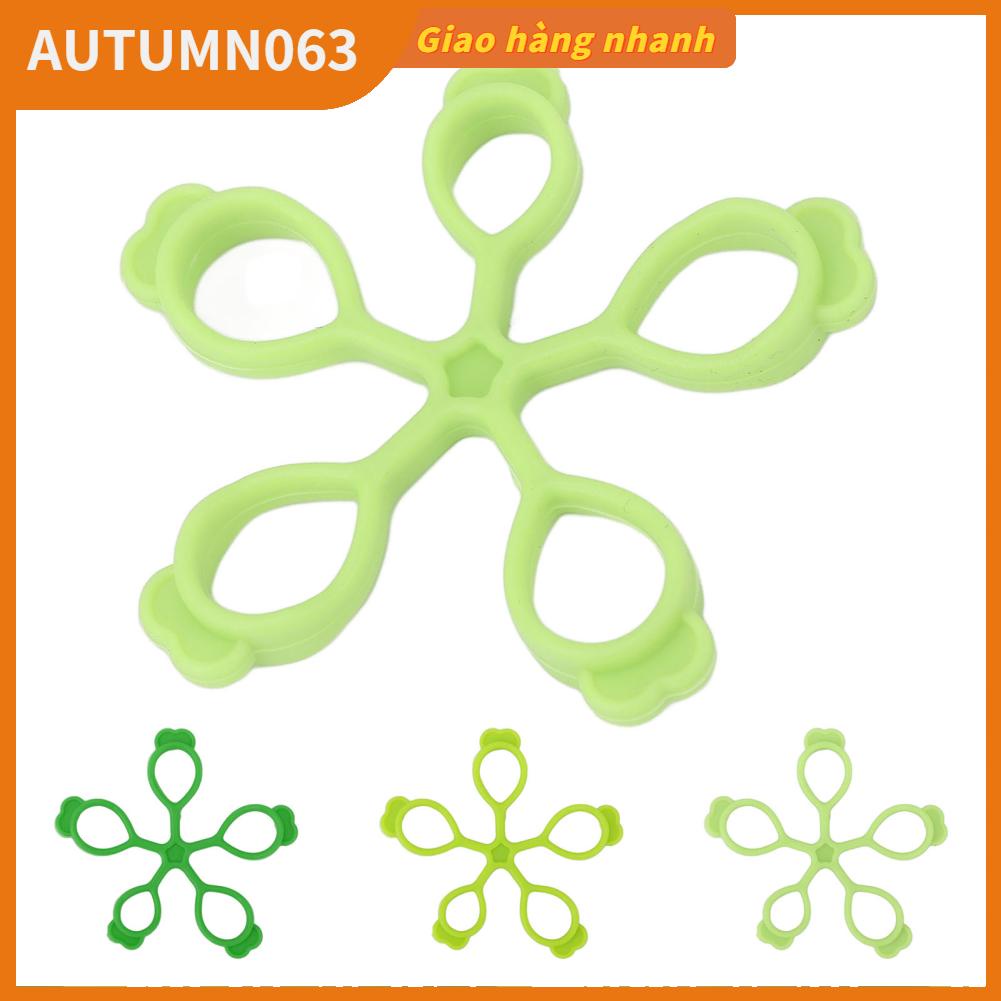 Autumn063 Miếng dán ngón tay silicon Hình hoa Springback Giải nén Tay cầm tăng cường cho văn phòng ngoài trời