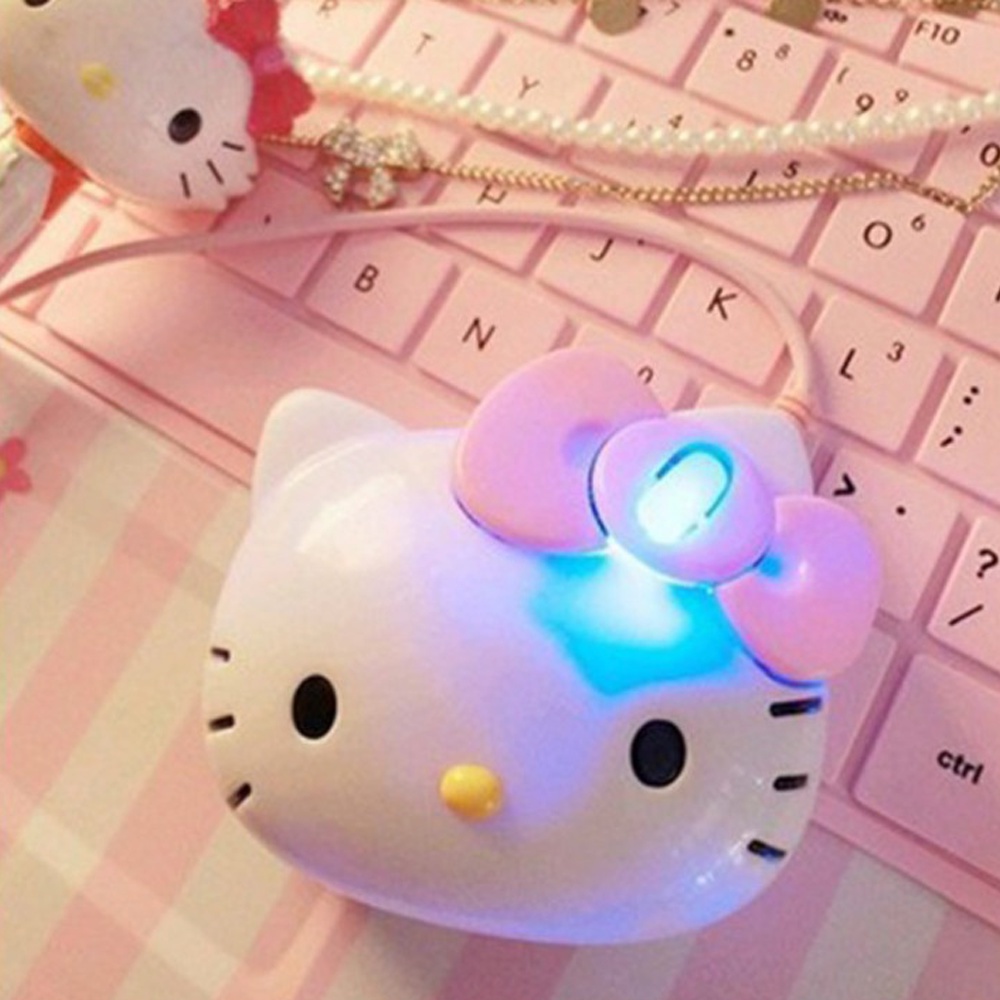 Chuột Quang Hình Hello / kitty 3D Có Dây Cho Máy Tính