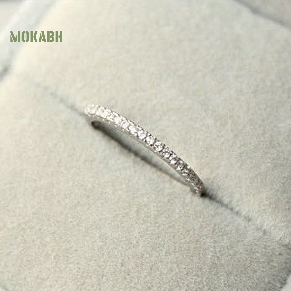 Nhẫn Đính Hôn Bạc 925 Đính Đá Thời Trang Cho Nữ