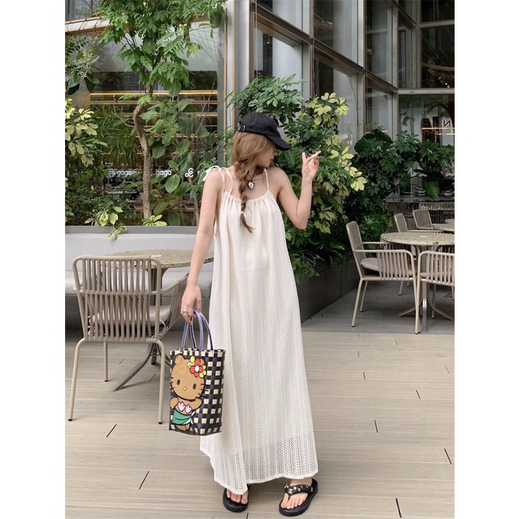 Đầm Dài Rộng Không Tay Thời Trang Mùa Hè Hàng Mới Dành Cho Bạn Nữ