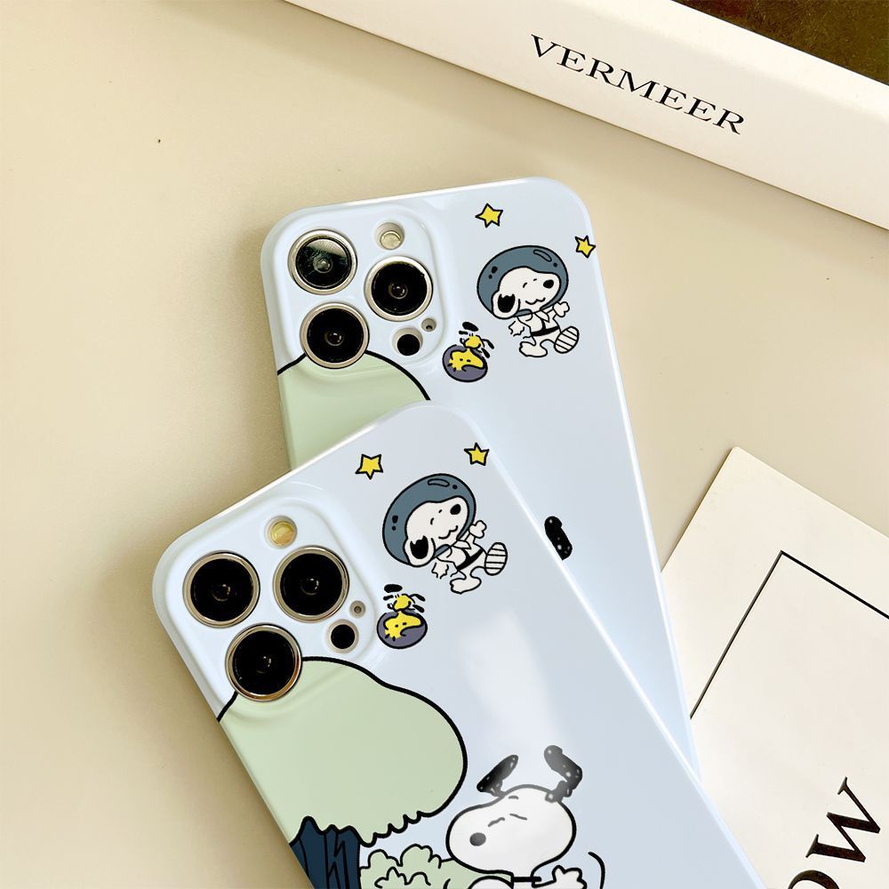 Ốp Điện Thoại Mỏng In Hình Snoopy Lướt Sóng Cho Apple Xs1112 Xr Iphone14Promax 13 OAH1