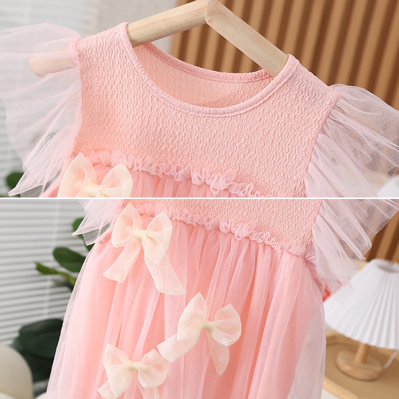 Đầm Thời Trang Mùa Hè Dễ Thương Xinh Xắn Dành Cho Bé Gái 0-5 Tuổi