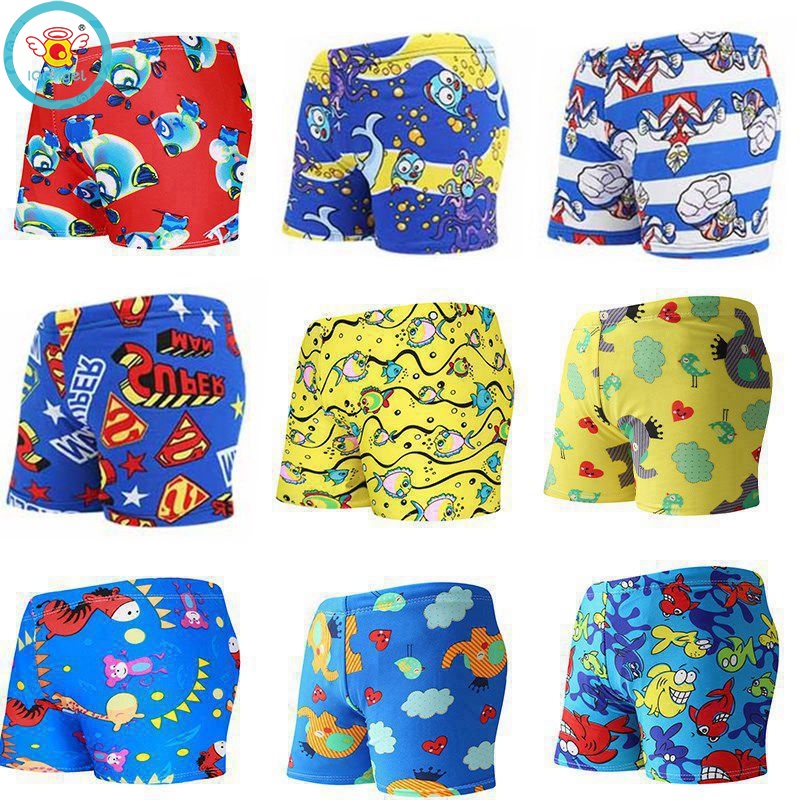 Quần Bơi Boxer Cỡ Nhỏ Vừa Và Lớn Nhanh Khô Thời Trang Xuân Hè Cho Bé Trai