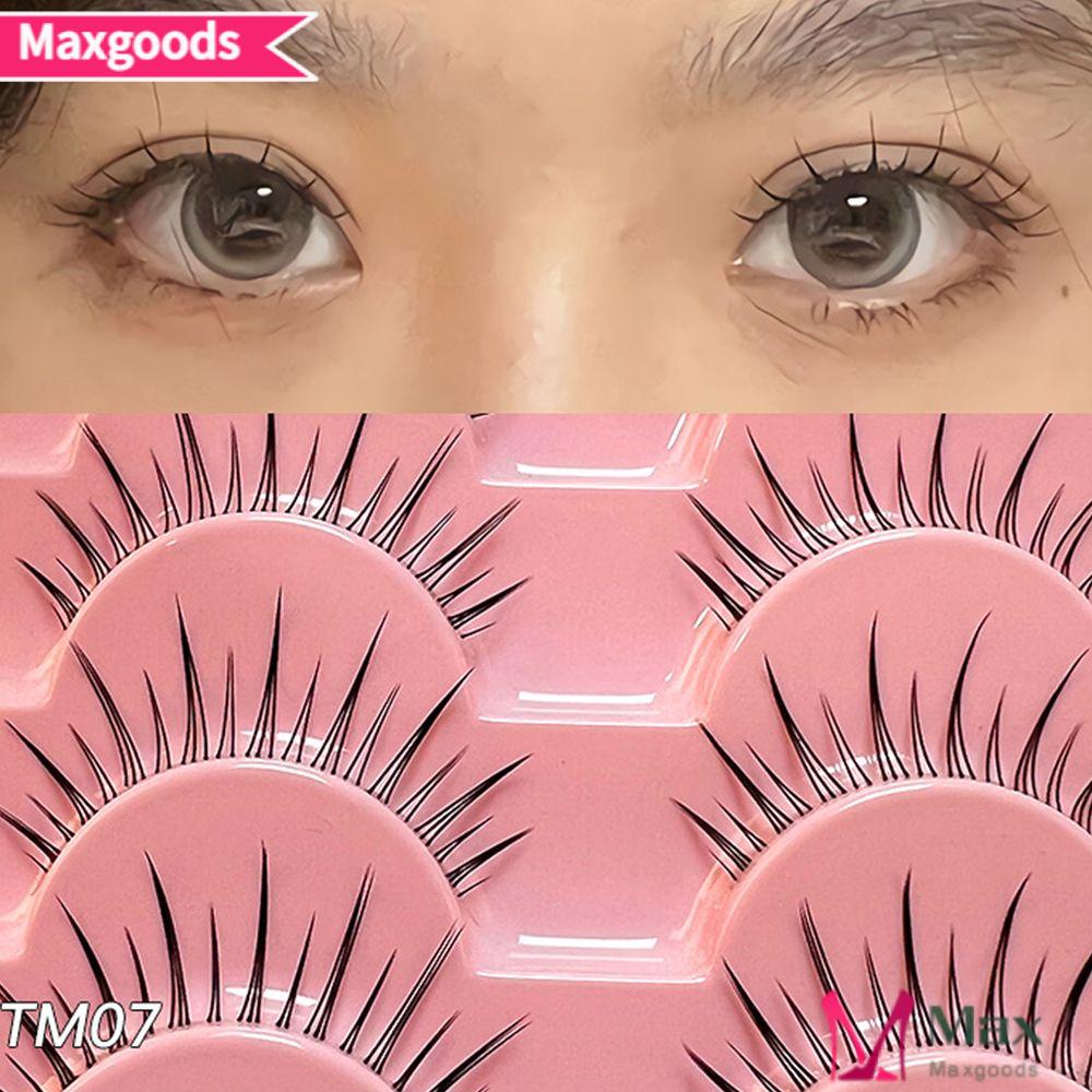 Bộ 10 Cặp Lông Mi Giả Siêu Nhẹ Trang Điểm Tự Nhiên 3D